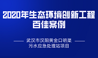 喜訊！蘇創(chuàng)環(huán)境武漢污水處理項目入選“2020年生態(tài)環(huán)境創(chuàng)新工程百佳案例”